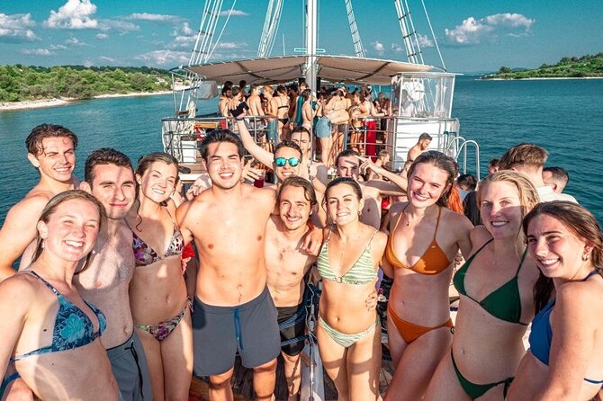 Out to Sea Split Boat Party w/ Blue Lagoon Swim, Dj & Afterparty - Top-deck party energy on the Adriatic, for 6 hours