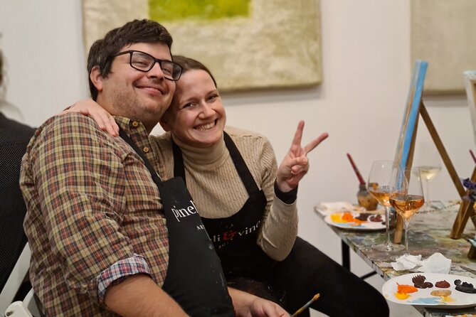Painting party at Art Bottega - Paint & Wine Studio in Split - Small group energy, English instruction, and social time in Split