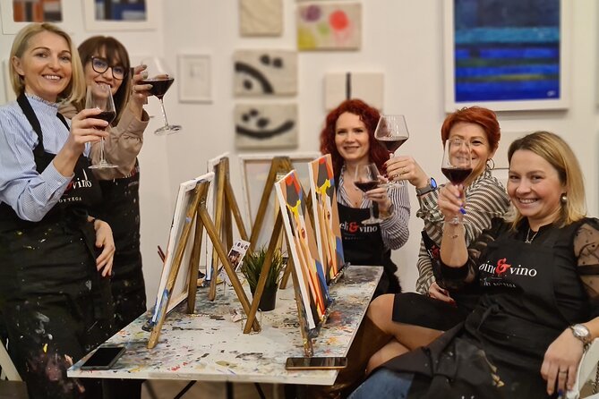 Painting party at Art Bottega - Paint & Wine Studio in Split - Who should book Art Bottega’s painting party