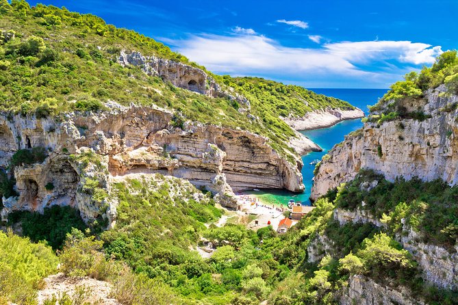 Private Blue Cave Tour from Split, Brač, Trogir and Hvar - Stop 2, Biševo and Sea Monk Cave: a quick chance to see and swim