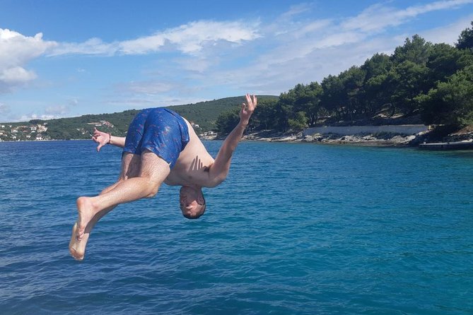Private Blue Lagoon and 3 islands Tour from Trogir and Split - Maslinica on Solta: old fishing village pace and a waterfront coffee