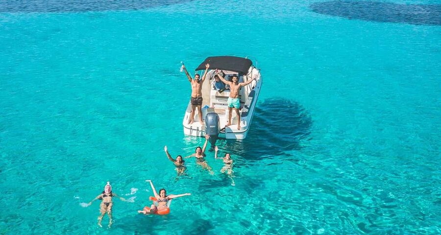 Private Boat Tour with Customized Itinerary from Split - The Blue Lagoon Stop Near Split: Your Main Swim and Snorkel Block
