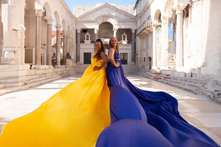 Private Flying Dress Photo Session in Split, Croatia - Key things that make this Split flying dress session special