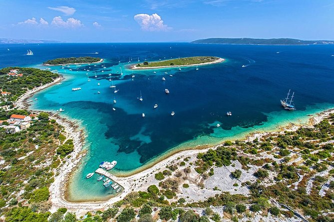 Private Full-Day Boat Tour to Blue Lagoon, Hvar & Pakleni Islands - Krknjaši Bay (Drvenik Veli) for your first swim and snorkel