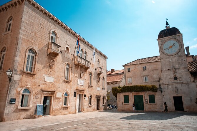Private Half Day Tour Trogir and Krka National Park - Entering Trogir old town with a guide, not just a map