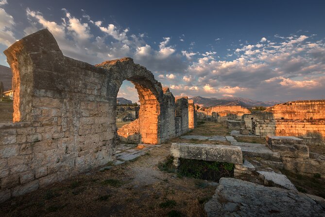Private Half Day Trip to Salona, Klis Fortress and Trogir - First Stop in the Roman World: Salona’s Amphitheater and Baths