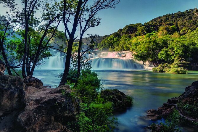 Private Klis Fortress and Krka Waterfalls and Trogir Tour - Krka National Park at Skradinski buk: wooden paths and waterfall time