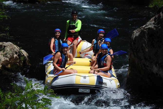 Private rafting on Cetina river with caving & cliff jumping,free photos & videos - Price of about $120.68, and whether it’s a smart value