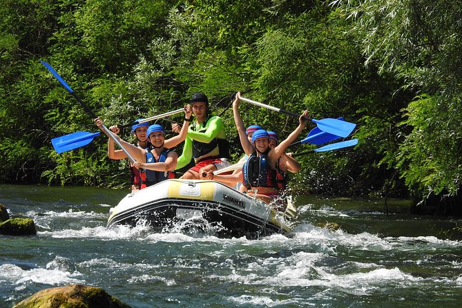 Private rafting on Cetina river with caving & cliff jumping,free photos & videos - The 12 km route, easy difficulty, and where the fun actually happens