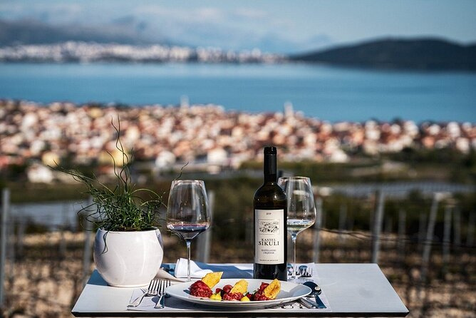 Private Split & Trogir Vineyard Wine Tour Sea View & Port Pickup - First stop in Split: Diocletian’s Palace and the Peristyle area
