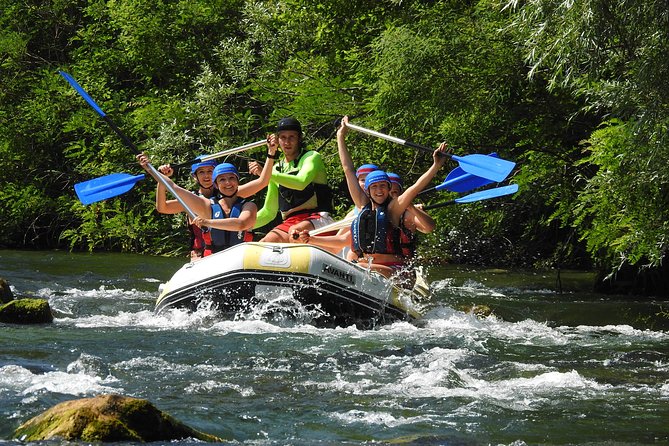 Rafting in a small group with caving & cliff jumping,free photos & videos - On the water for about 3.5 hours: a 12 km easy route