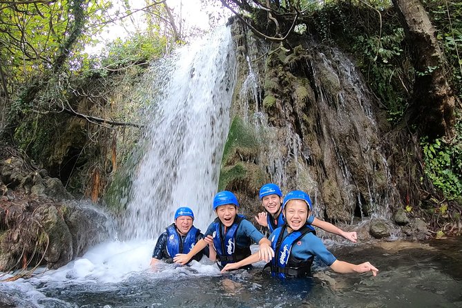 Rafting in a small group with caving & cliff jumping,free photos & videos - Swimming, canyoning-style stops, and how the trip uses water time