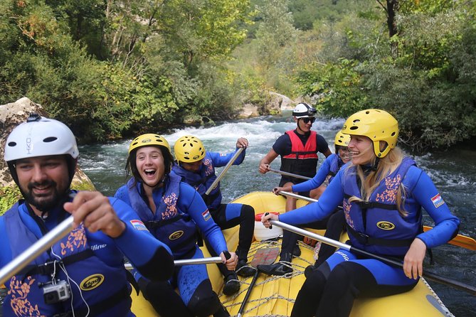 Rafting on Cetina River Departure from Split or Blato na Cetini village - What You See From the Raft: Cliffs, Forest Edges, and Narrow Banks