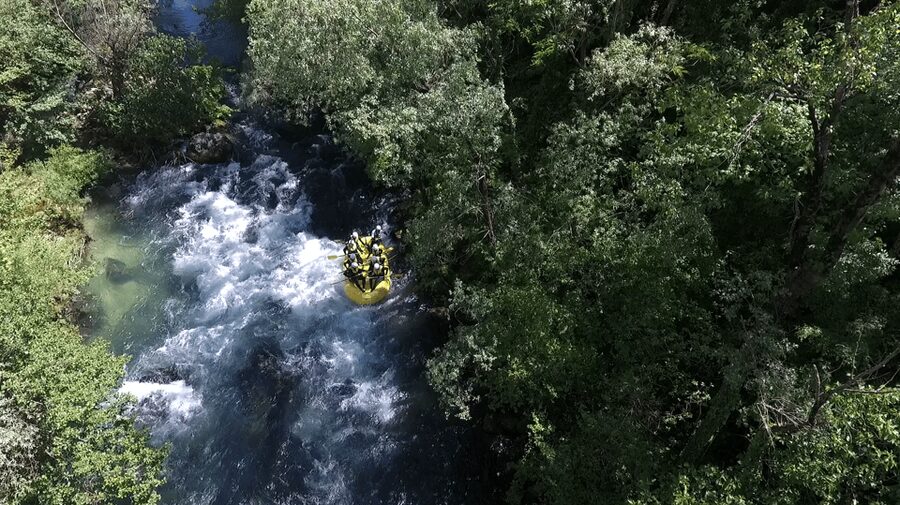 Rafting on the Cetina river - Swimming time, the portage walk, and other moments you should plan for