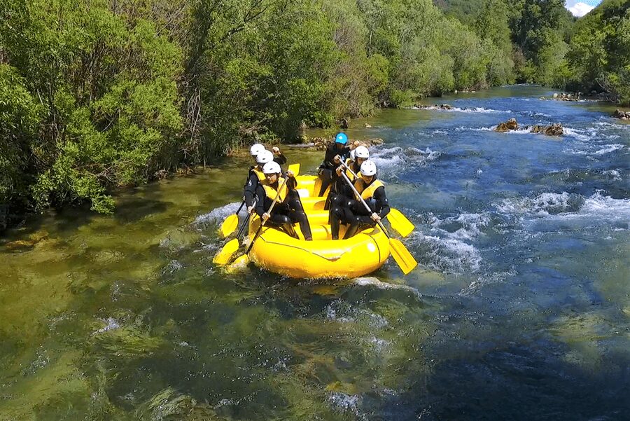 Rafting on the Cetina river - Timing, day flow, and choosing 09:30 vs 14:30