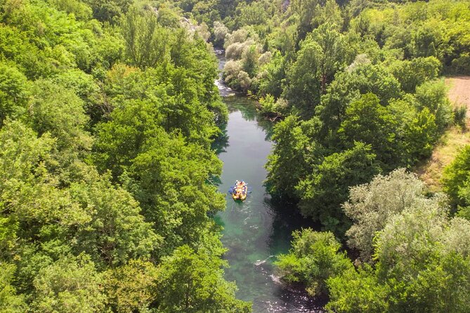 River Rafting from Split- Cliff Jumping- Cave Visit - Radmanove Mlinice picnic area: regroup, change, and reset