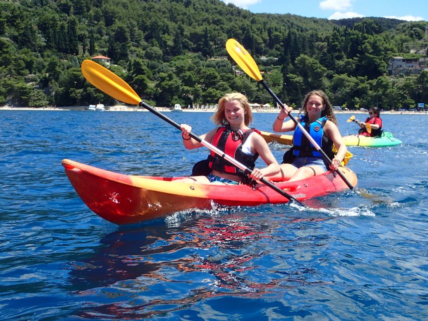 Split 4-Hour Guided Sea Kayak Tour - The swim and snorkel break, plus how to stay comfortable