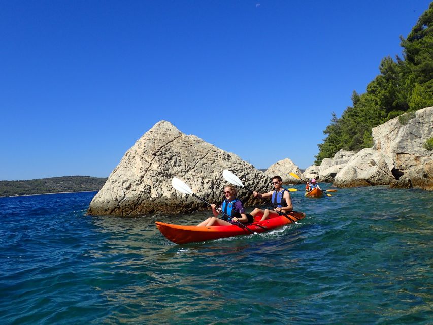 Split 4-Hour Guided Sea Kayak Tour - The route, stop by stop: Bene Beach to the port gates and back