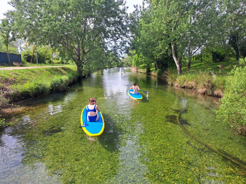 Split: Adriatic Sea and River Stand-Up Paddleboard Tour - From Stobreč camp to the river: the calm stretch that teaches control