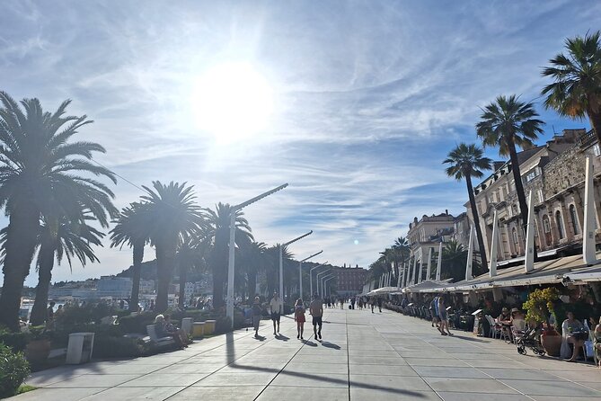 Split and Trogir UNESCO Private Tour Cruise Ship Guests - Riva Harbor and Split free time: lunch, photos, and an easy pacing buffer