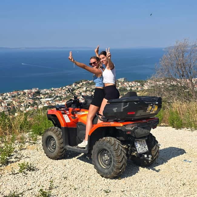 SPLIT: ATV Panorama Tour Podstrana & Horses - Quad prep in real life: how they help you feel in control
