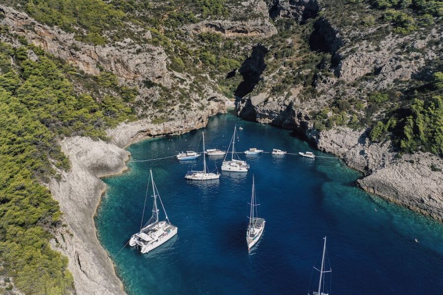 Split: Blue Cave and 5 Islands Tour - Hvar city essentials: fortress views, main square, and cathedral time