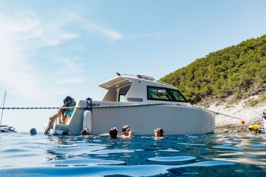 Split: Blue Cave, Vis & Hvar Full-Day Trip by Speedboat - Budikovac Blue Lagoon: swim, snorkel, and slow down in turquoise water