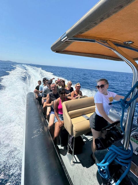 Split: Blue Lagoon, Hvar and 6 Islands Small Group Boat Tour - Stop 2: Hvar Town and the Fortica-style viewpoint energy