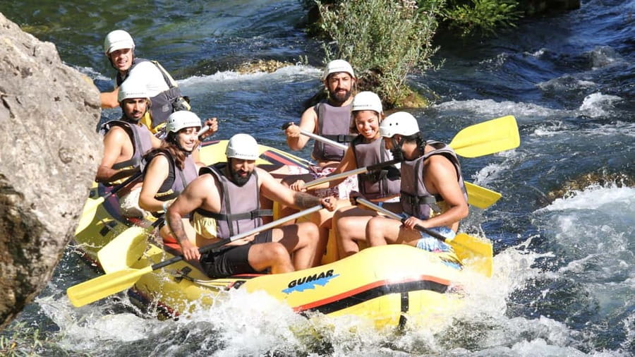 Split: Cetina River Rafting Tour with Instructor - The 4-hour flow, with the important parts timed out