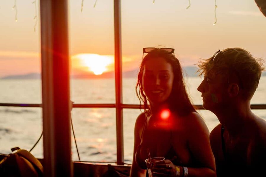 Split: Floating Festival Boat Party with Electronic Music - Academia Club Ghetto meet-up, check-in, and the warm-up shot