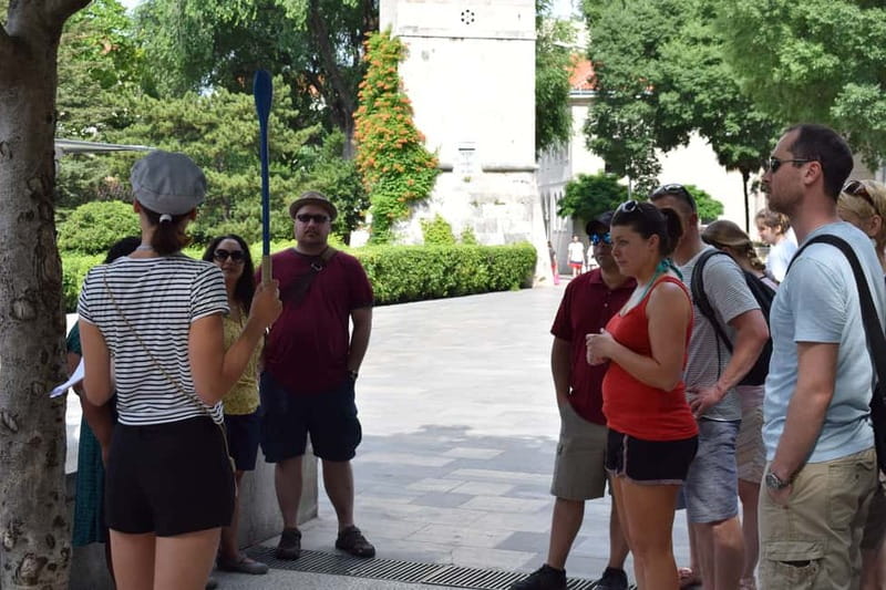 Split: Food Tasting Walking Tour - Prosciutto on medieval streets, not in a factory gift shop