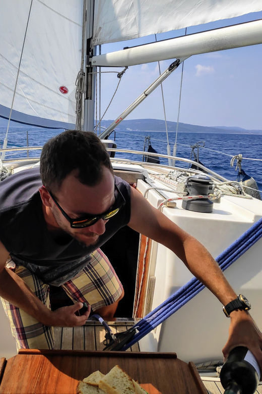 Split: Full Day Sailing Tour to Šolta Island and Brač Island - Brač Island swim stop: snorkeling gear, floaties, and easy lounging