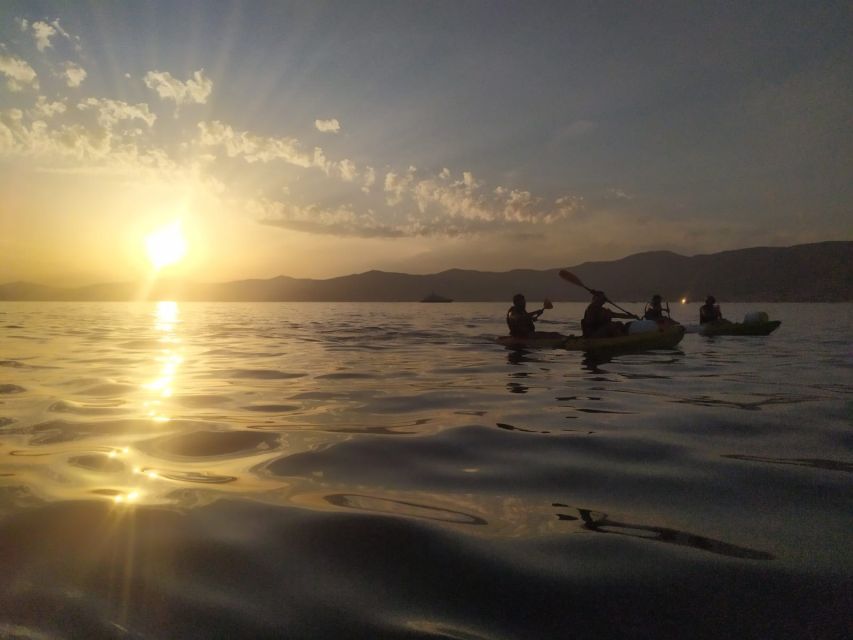 Split: Guided Sunset Sea Kayaking & Snorkeling Tour - Bene Beach start: gear up fast, then get on the water