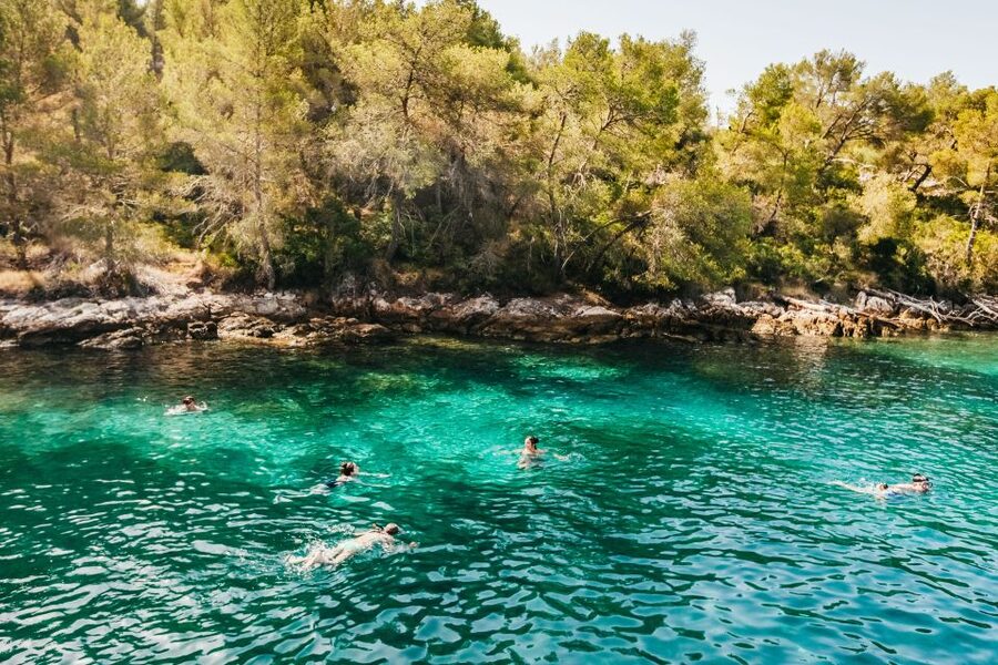 Split: Hvar, Pakleni, Brač & Šolta All-inclusive Tour - Brač Island First Swim Stop: The Moment the Trip Turns Into Saltwater Fun
