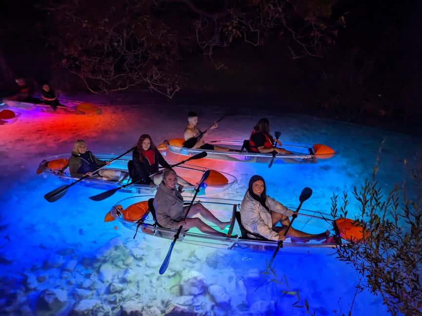 Split: Illuminated Evening Guided Kayaking Tour - The first paddle near Stobreč: getting comfortable before the real magic