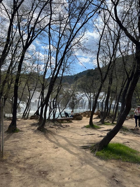 Split: Krka Tours with tour guide, boat ride and swim stop - Boat Ride to Skradin and the Swim Stop on the Public Beach