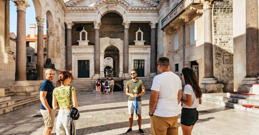 Split: Old Town and Diocletian Palace Walking Tour - Saint Domnius Cathedral and Gregory of Nin, two stories with different stakes