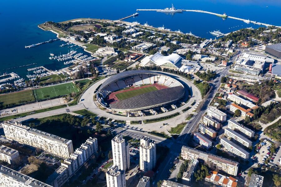 Split: Old Town Guided Bike Tour with Poljud Stadium - Pedaling through Split Old Town: legends plus real street life
