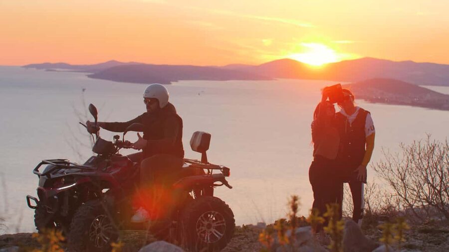SPLIT: Podstrana Panoramic Quad Tour - First ride segment, then a long stop where the pace changes