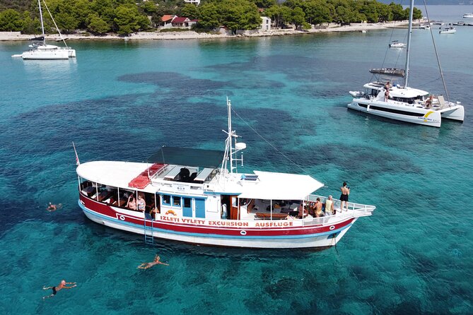 Split private boat tour for a groups up to 42 people - A private 18-meter boat day from Split, built for groups