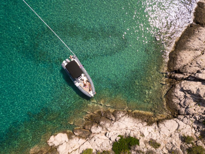 Split: Private Full Day Boat Trip to Blue Lagoon and Trogir - Sunset return to Split: dolphins are a bonus