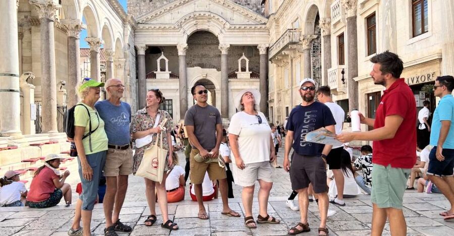 Split: Private Roman History & Market Tour - Where you meet on the Riva, and how the walk gets you oriented