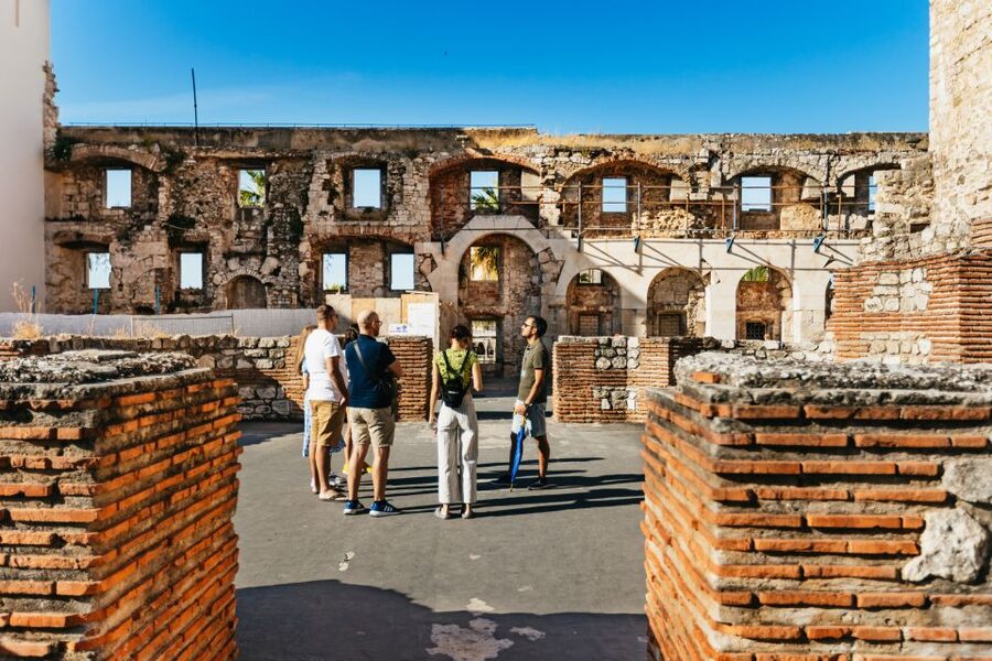 Split: Private Walking Tour with Diocletian's Palace - The medieval add-ons: Gregory of Nin, palace gates, and clock-tower time