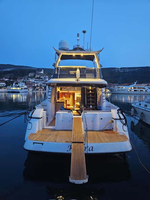 Split: Private Yacht Day Trip - Paddleboards, Inflatable Toys, and Sea Play Without Extra Hassle