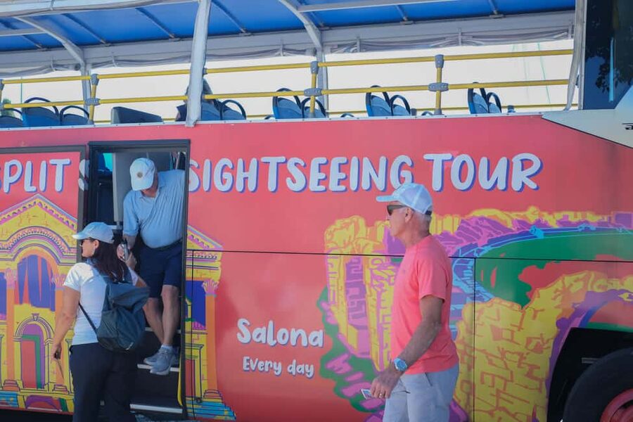 Split: Red Line Panoramic Tour with Sightseeing Bus - Audio Headsets, Wi-Fi, Comfort, and How to Not Miss the Good Bits
