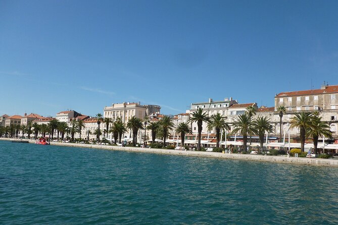 Split Riviera Panoramic Sunset Cruise with Summer Vibes on Boat - Ciovo Island stop: beaches, clear water, and an easy contrast