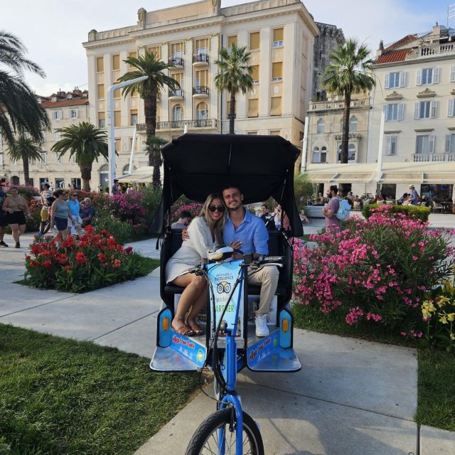 Split Tour in Private Electric Rickshaw - The 150-minute loop: from Riva promenade to Poljud Stadium