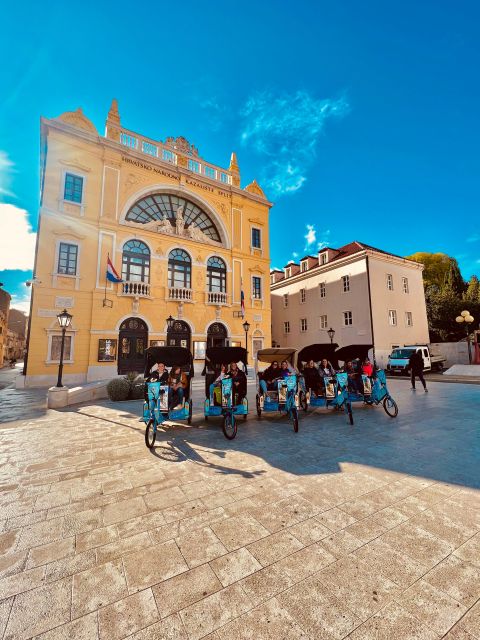 Split Tour in Private Electric Rickshaw - Riva, Republic Square, and the theatre stop you will use for pictures