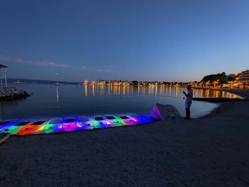 Split: Transparent SUP night Glow tour - How the sea-to-river route works after dusk