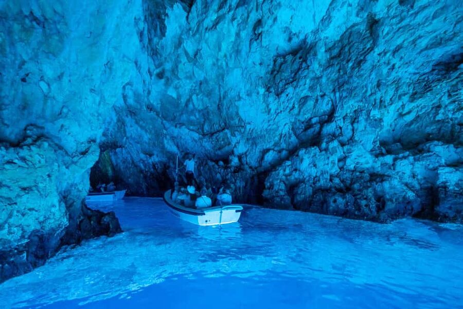 Split/Trogir: Blue Cave, Mamma Mia, Hvar and 5 Island Tour - Budikovac Blue Lagoon: Snorkel Gear Included, and That Timing Really Helps